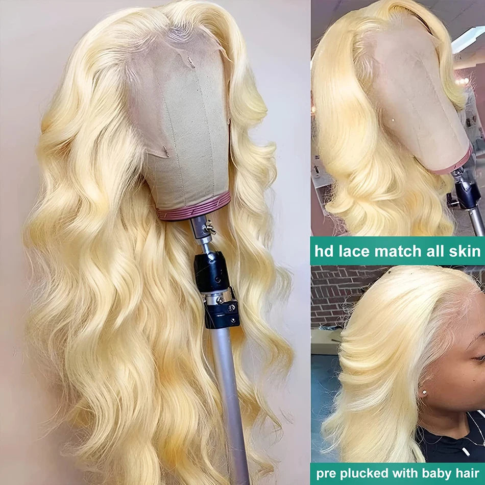 Blonde Lace Front Wig Human Hair Body Wave 613 Hd Lace Frontal Wig 13X4 Hd Lace Wig 13X6 Human Hair Lace Frontal Wigs