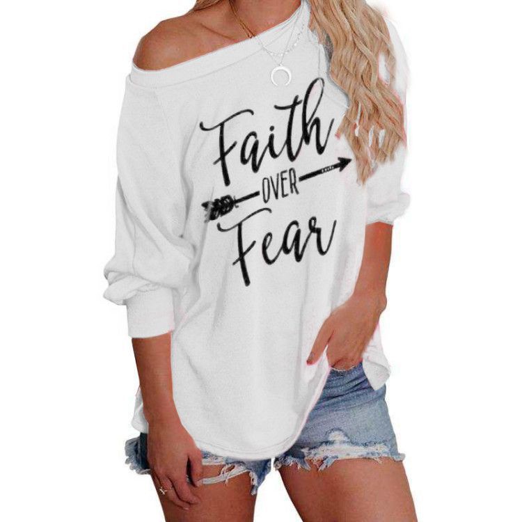 Women's Casual Graphic Long-sleeved T-shirt