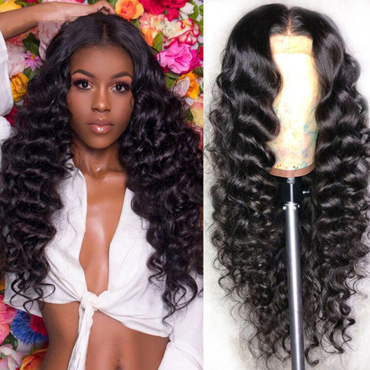 Human Hair Loose Deep HD Lace Frontal Wigs 13x4