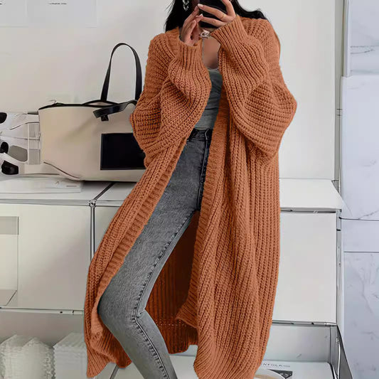 Women’s Long Lazy Cardigan Knitted Jacket